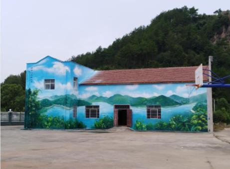 玉龙彩绘墙绘一般制作的位置