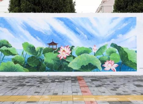 玉龙墙绘施工材料制作工艺说明