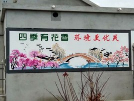 玉龙墙绘的特点和形势