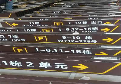 玉龙广告标识中，常见的几种安装方式。