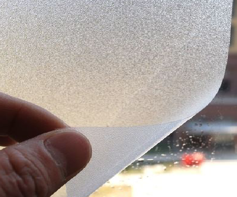 玉龙玻璃门外面粘广告用什么材料好？